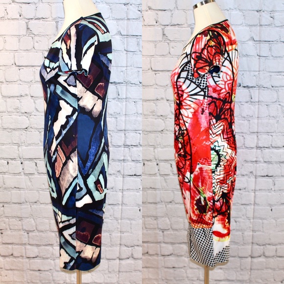 Barcelino reversible print dress - Picture 2 of 4